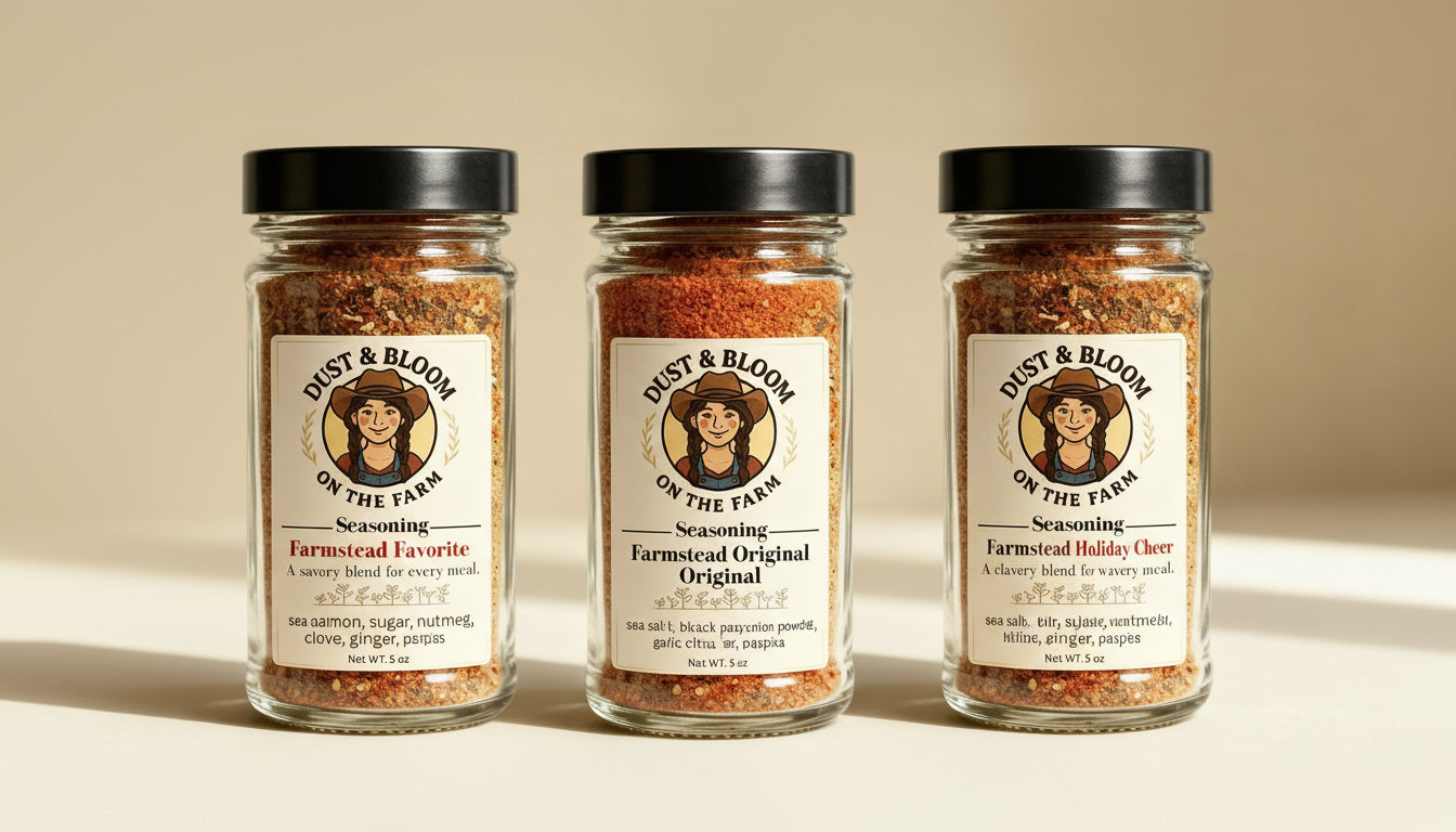 The Dust & Bloom Spice Trio - Limited Offer - Save 20% plus free shipping